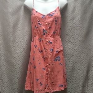Aerie salmon colored dress 12sz